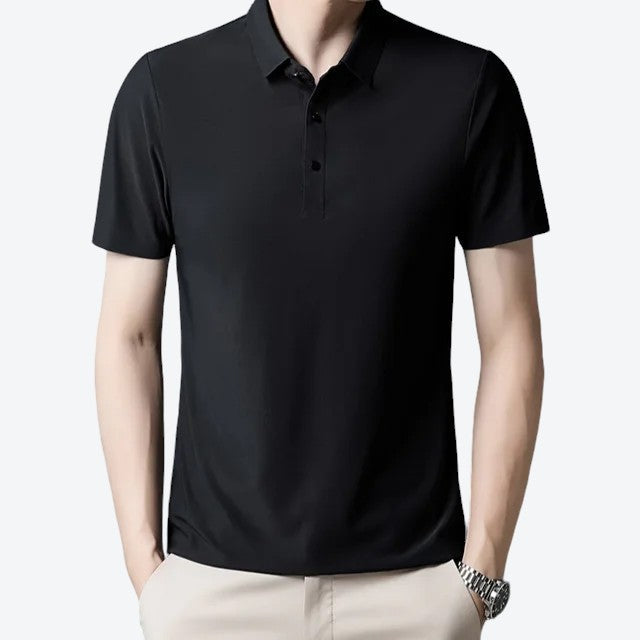 Camisa Polo Premium em Seda Gelo | Elegância e Exclusividade