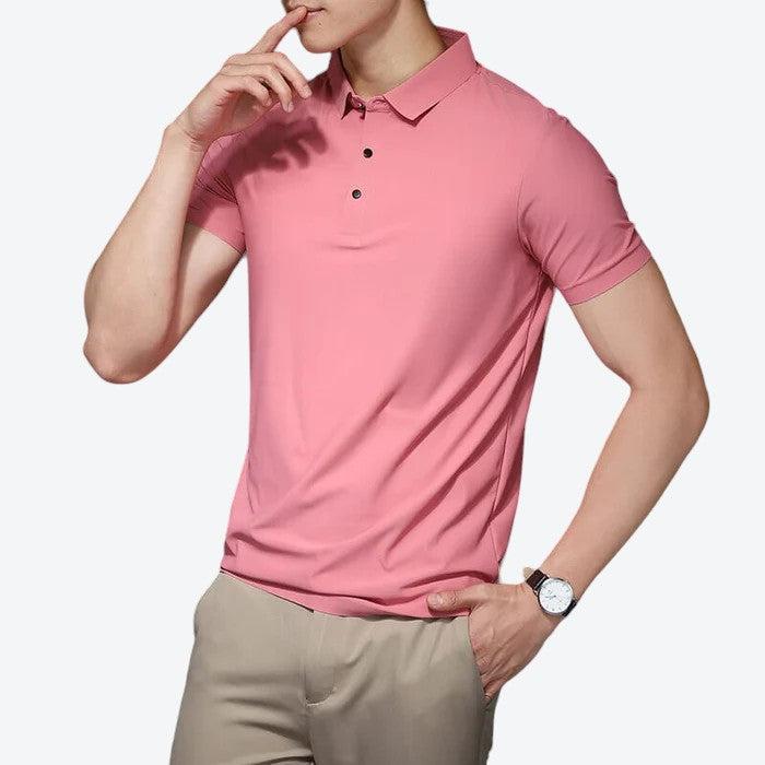 Camisa Polo Premium em Seda Gelo | Elegância e Exclusividade