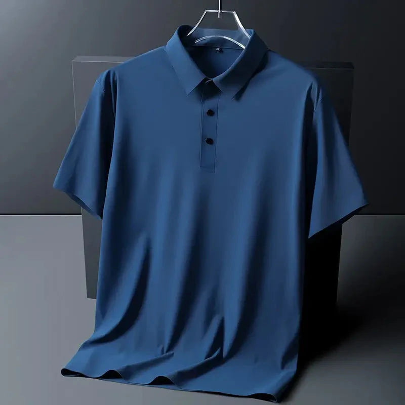 Camisa Polo Premium em Seda Gelo | Elegância e Exclusividade