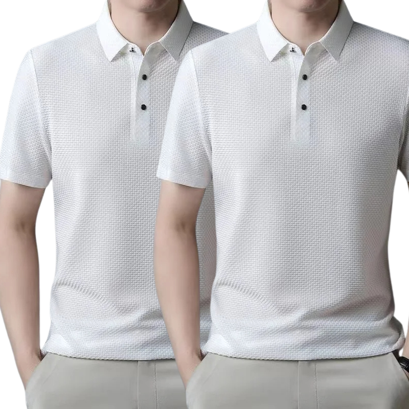 Camisa Polo Fresh Seda Gelo