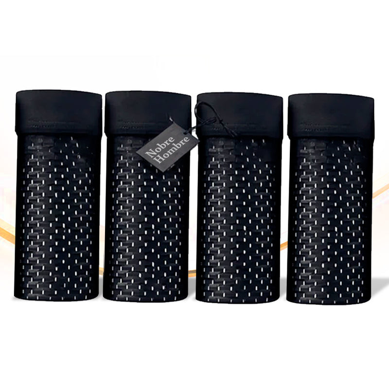 Kit 4 Cuecas Premium + Carteira Born + Relógio Santz - Nobre AllBlack