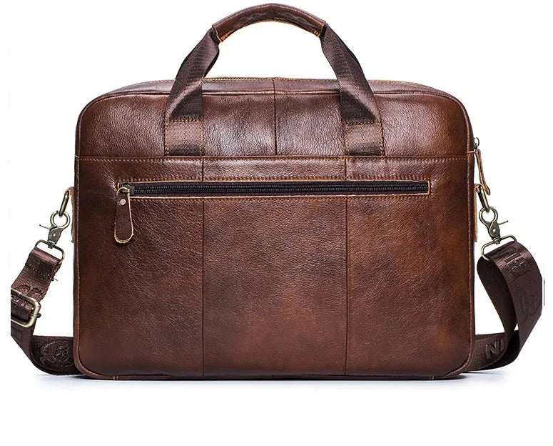 Bolsa Mascuina  Nobre Hombre Captain - Couro Legítimo, Multifuncional e Elegante