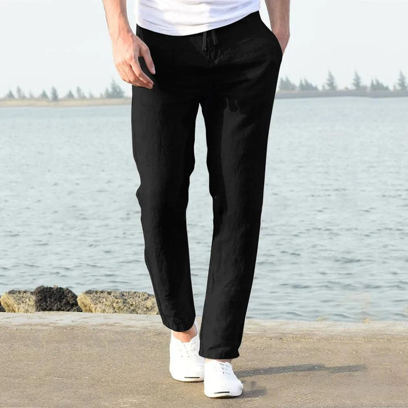 Calça Nobre hombre Slim Linho 100%