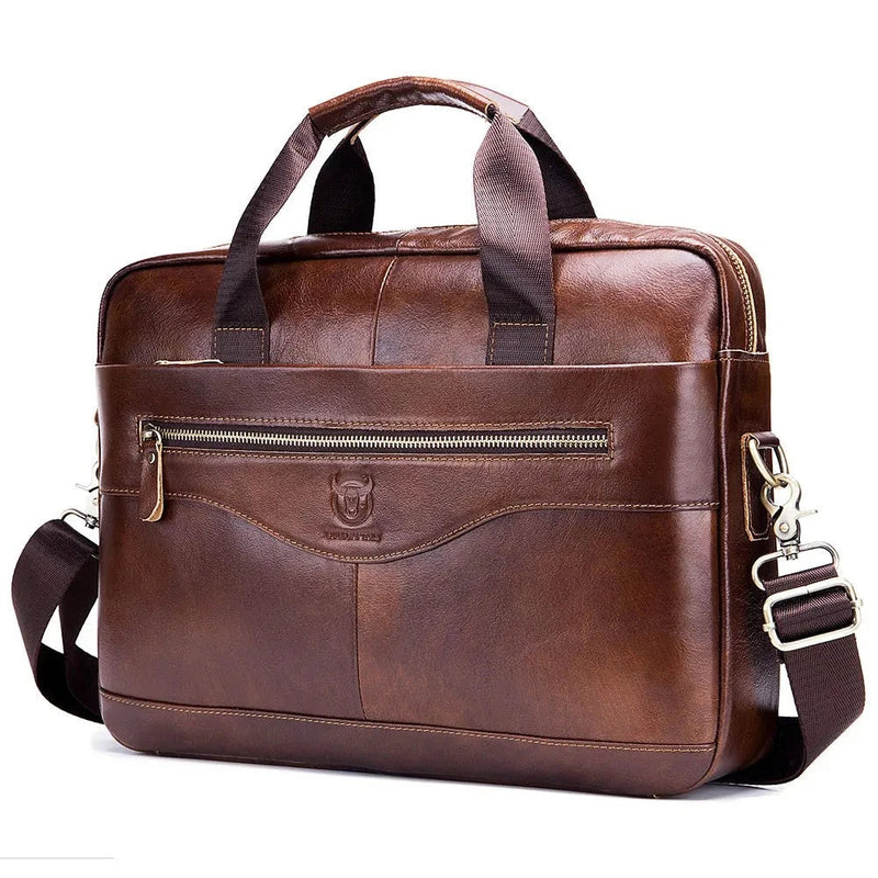 Bolsa Mascuina  Nobre Hombre Captain - Couro Legítimo, Multifuncional e Elegante