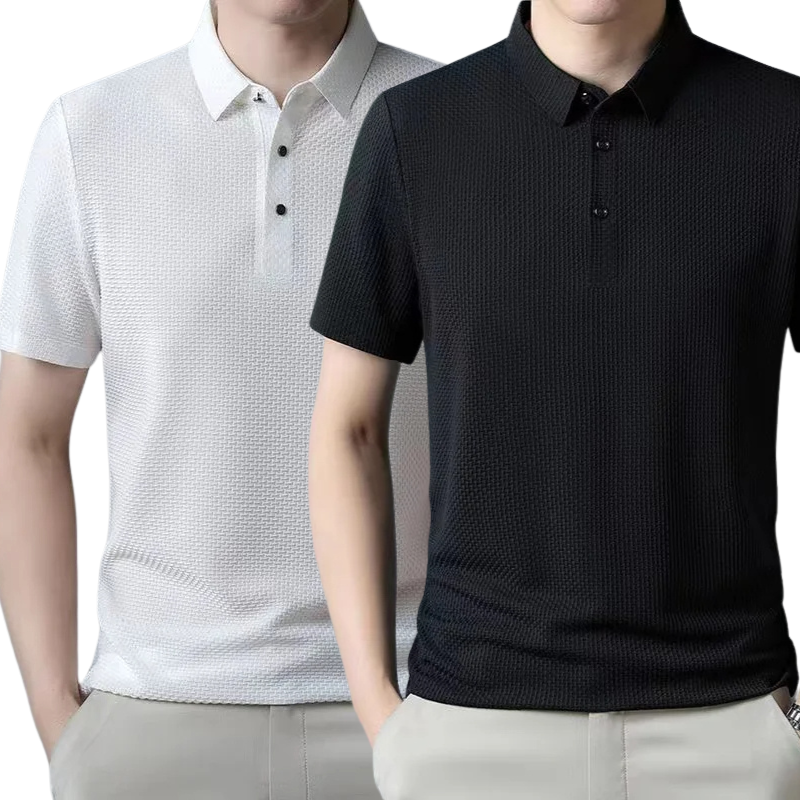 Camisa Polo Fresh Seda Gelo