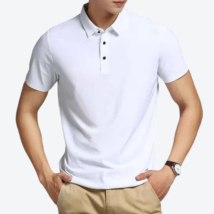 Camisa Polo Premium em Seda Gelo | Elegância e Exclusividade