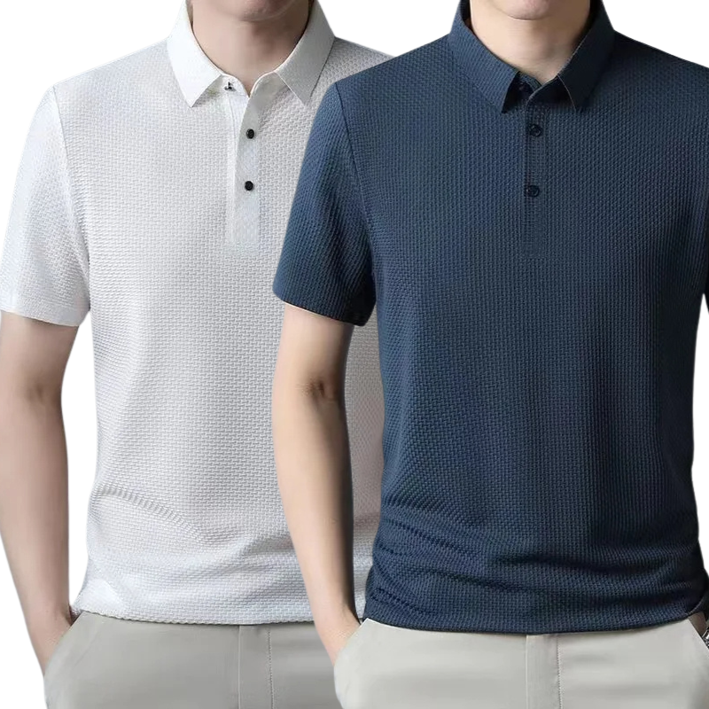 Camisa Polo Fresh Seda Gelo