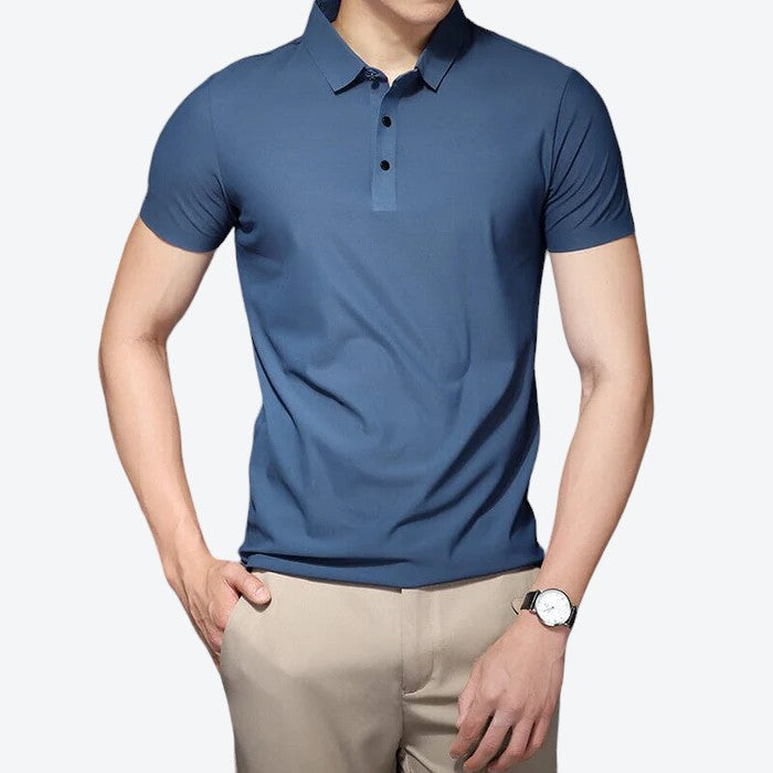 Camisa Polo Premium em Seda Gelo | Elegância e Exclusividade