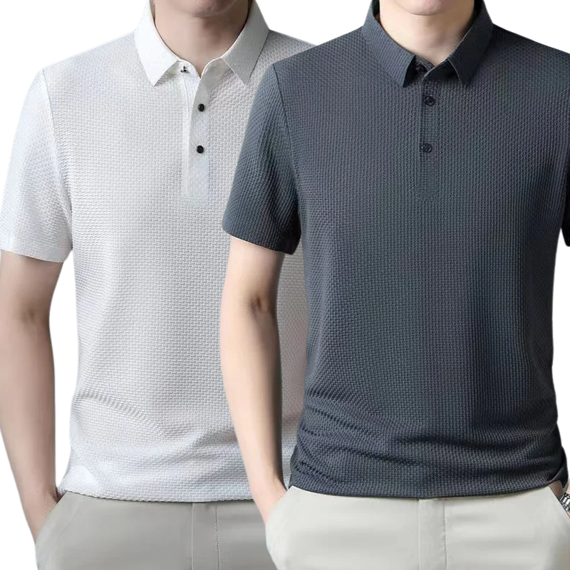 Camisa Polo Fresh Seda Gelo