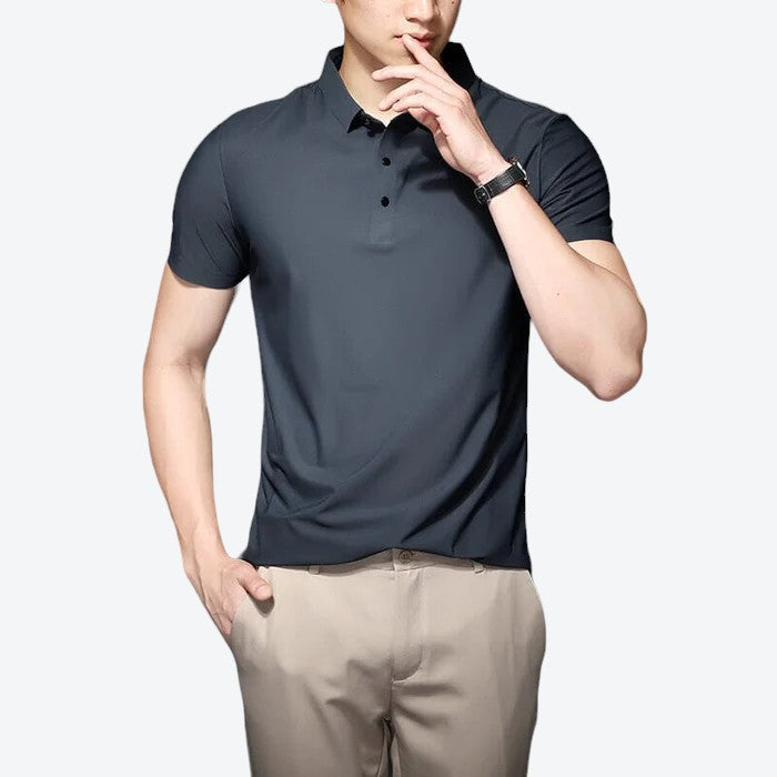 Camisa Polo Premium em Seda Gelo | Elegância e Exclusividade