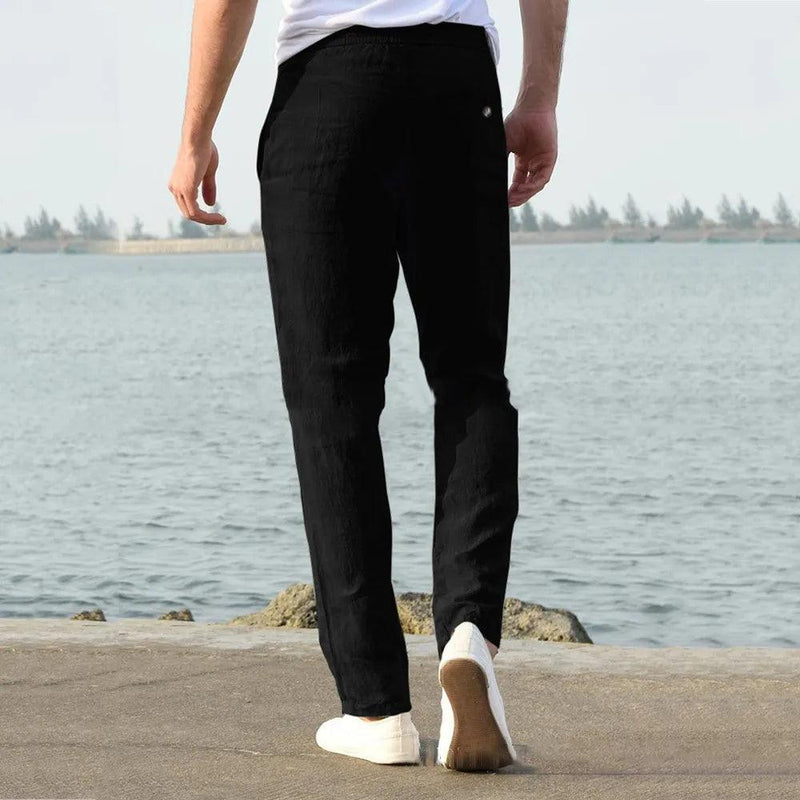 Calça Nobre hombre Slim Linho 100%