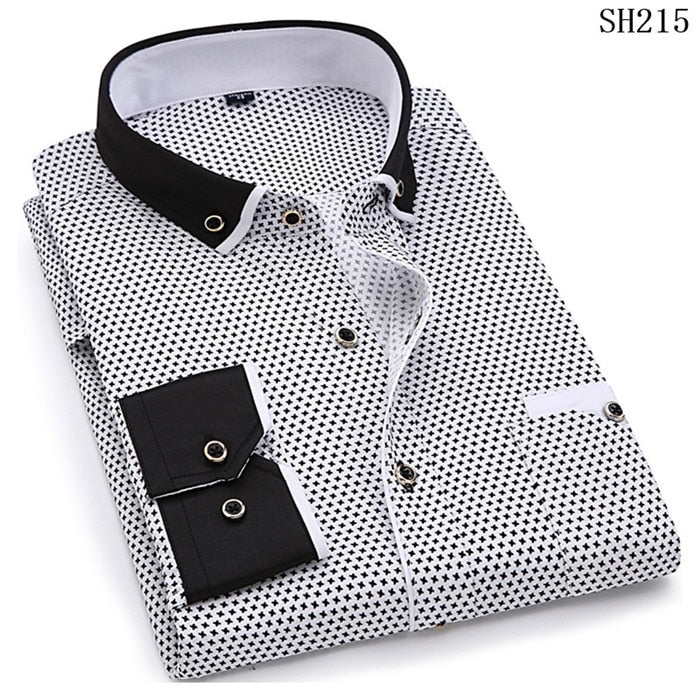 Camisa Social Masculina Nobre Hombre JouP com Estampa Diferenciada