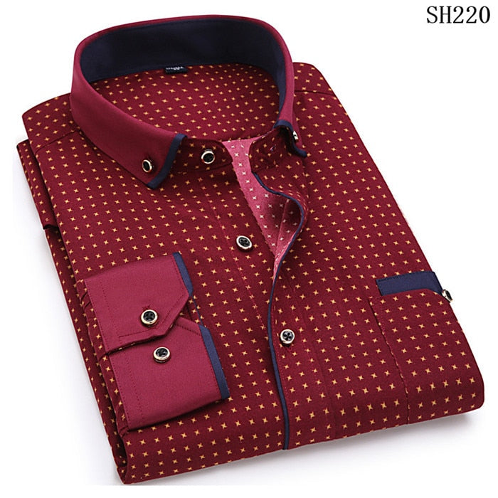 Camisa Social Masculina Nobre Hombre JouP com Estampa Diferenciada