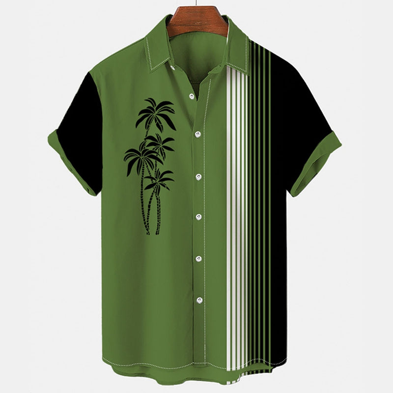 Camisa de Botões Estilo Havaiano para Curtir a Vida