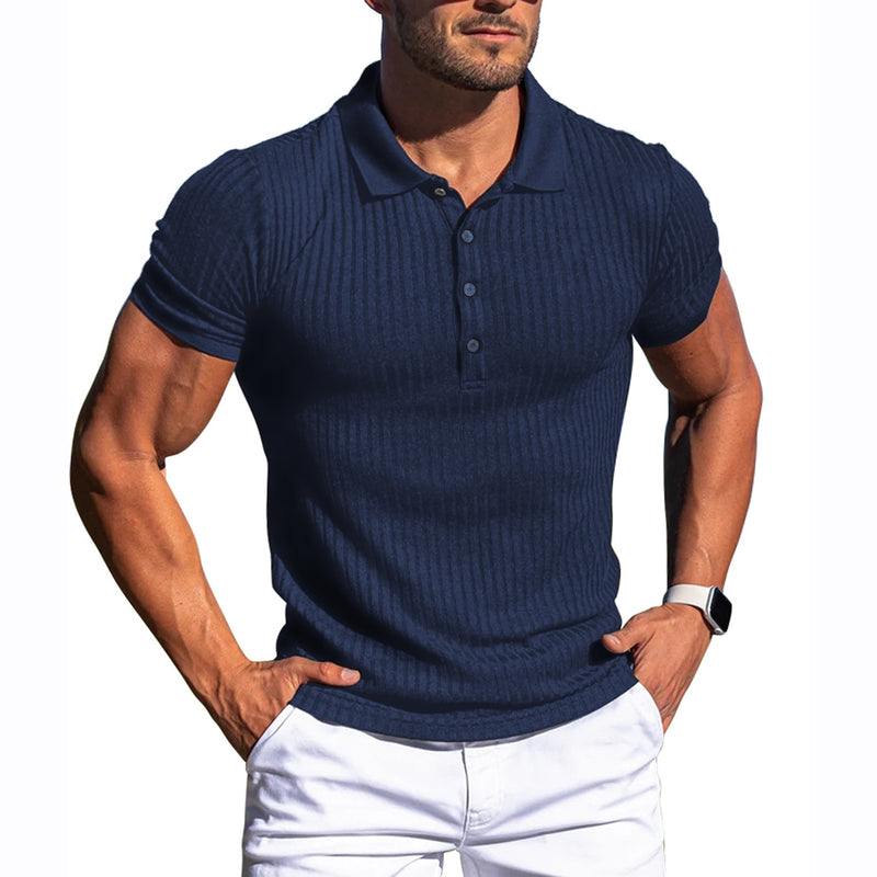 Camisa Polo com Acabamento em Fio Egípcio