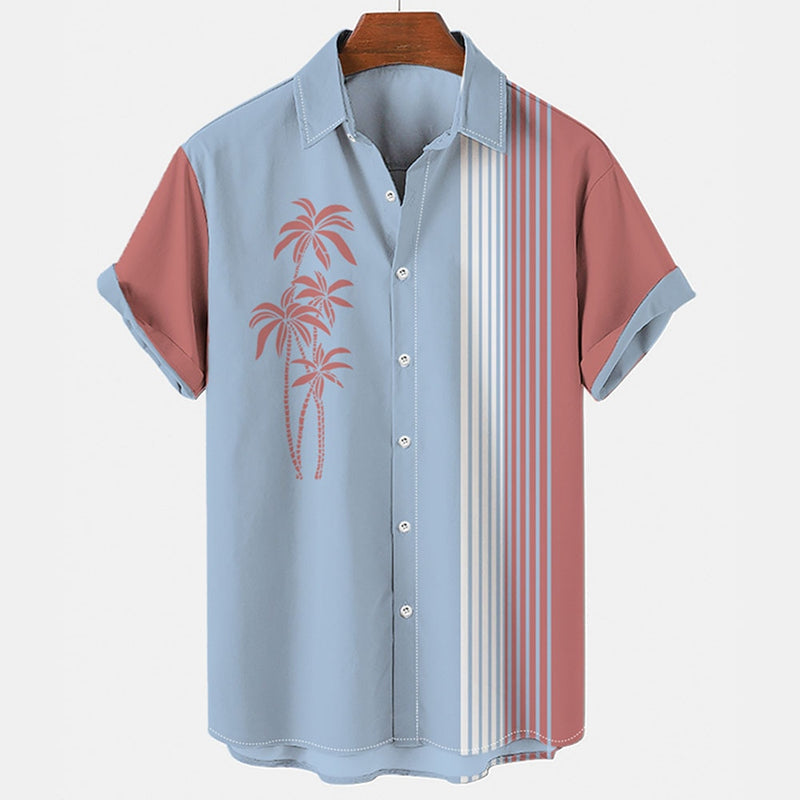 Camisa de Botões Estilo Havaiano para Curtir a Vida