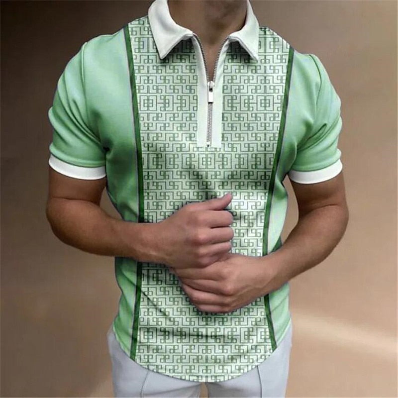 Camisa Polo Masculina com Ziper para Chamar Atenção - Diversos Modelos