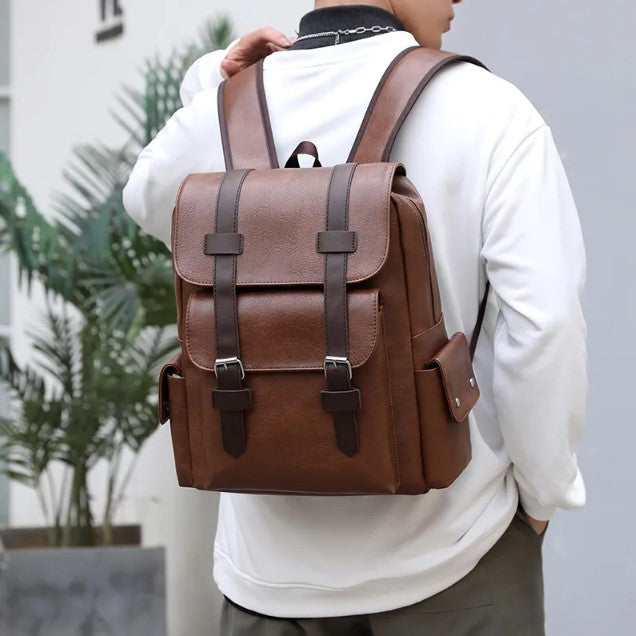 Mochila Masculina  Nobre Hombre Rustic - Couro