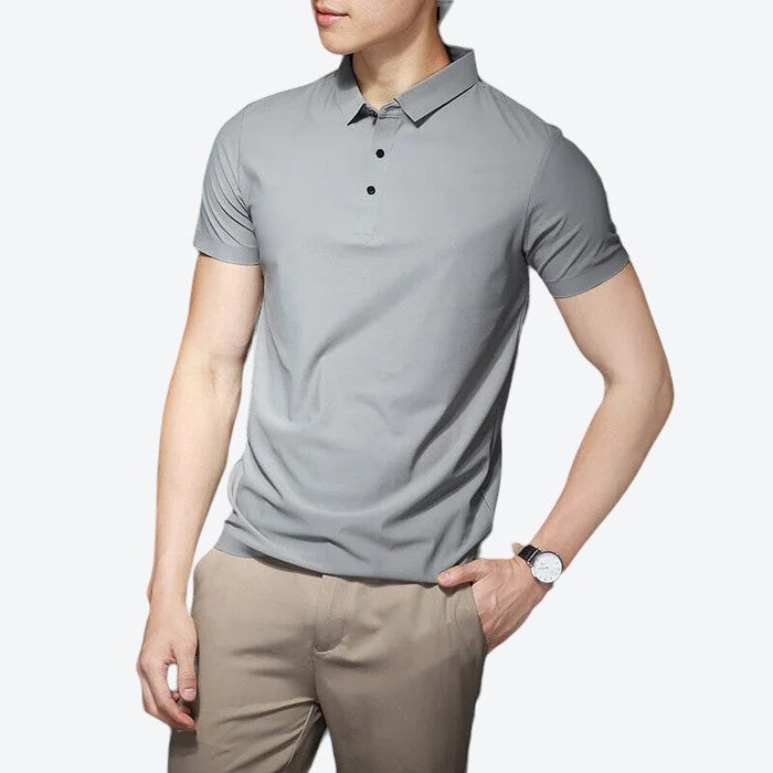 Camisa Polo Premium em Seda Gelo | Elegância e Exclusividade