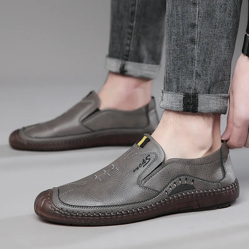 Sapato Mocassim Nobre Hombre Italian | Feito de Couro Legitímo