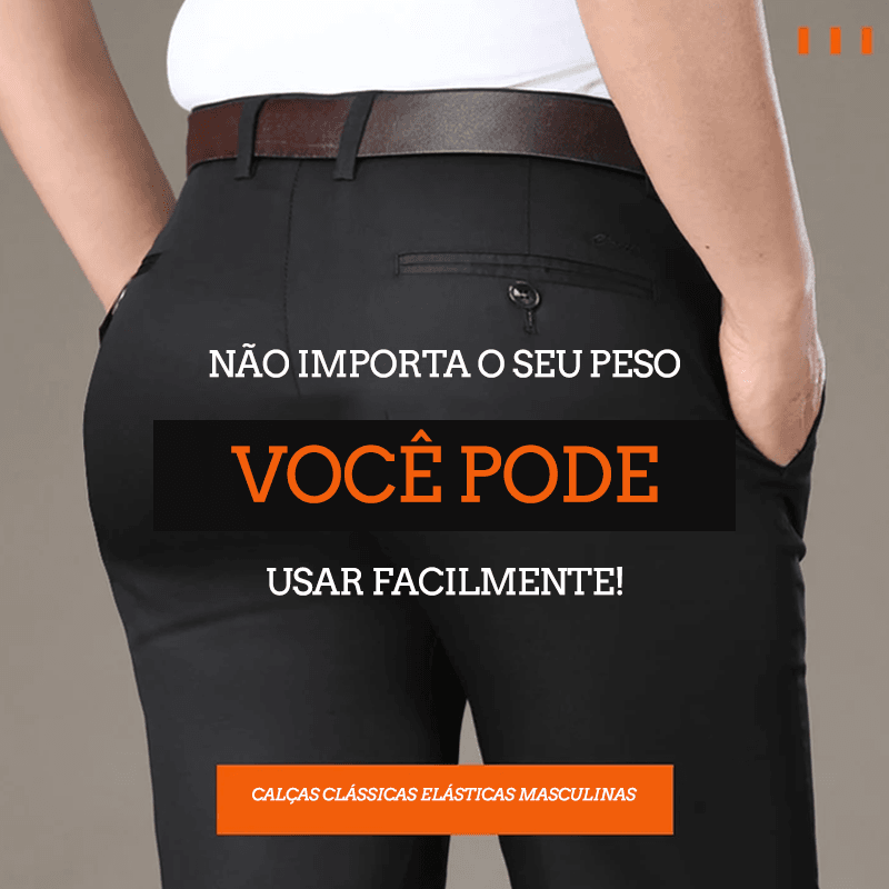 Calça  Masculina em Tecido Confortável e Leve - Nobre Hombre Always