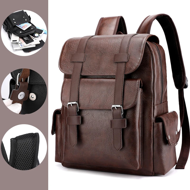 Mochila Masculina  Nobre Hombre Rustic - Couro