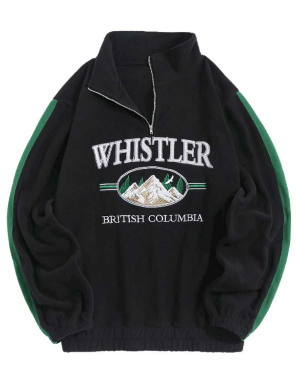 Casaco Masculino com Ziper e Gola Alta - Whistler BC