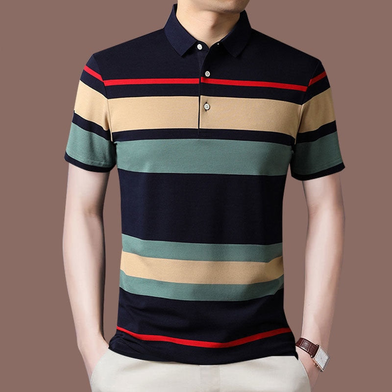 Camisa Polo Masculina Listrada