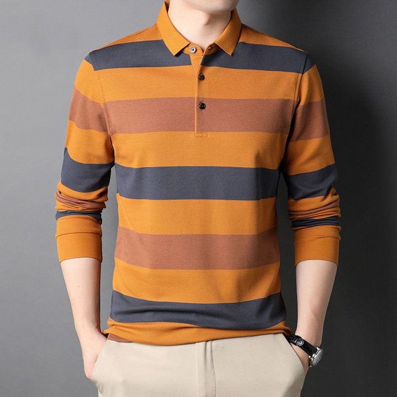 Camisa Polo Masculina Listrada